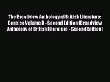 Read The Broadview Anthology of British Literature: Concise Volume B - Second Edition (Broadview