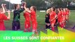 Match de l'euro foot  jeunes féminines Suisse contre l'Irlande Du Nord