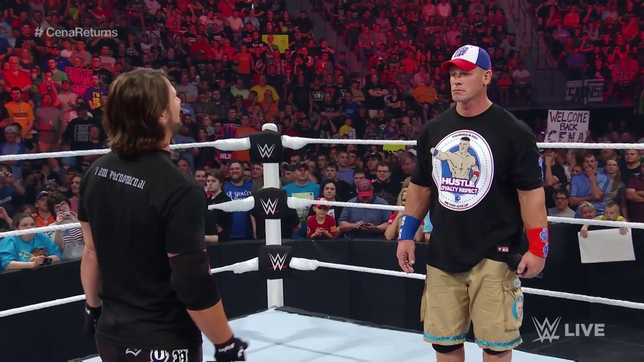 John Cena returns to WWE and officially enters WWE's New Era- Raw, May 30, 2016