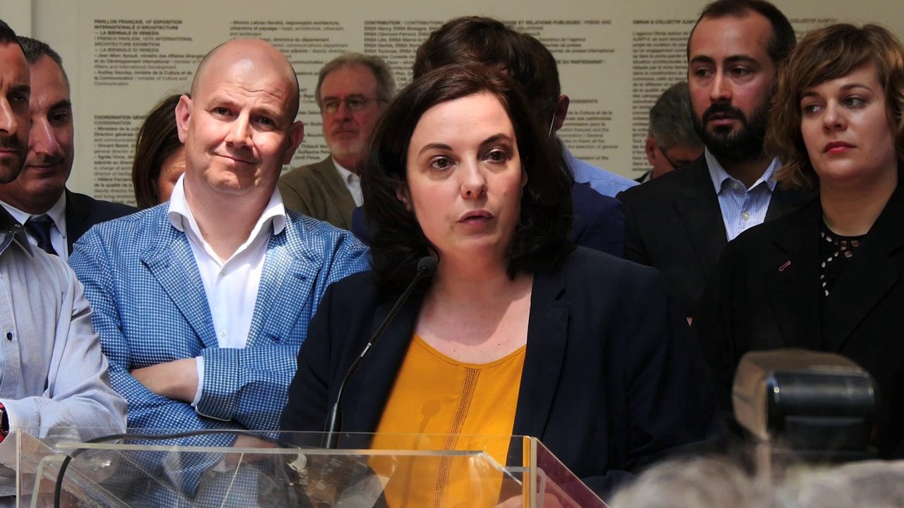 Déplacement d'Emmanuelle Cosse à la Biennale de Venise