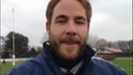 Julien Laïrle après la victoire face à Tyrosse