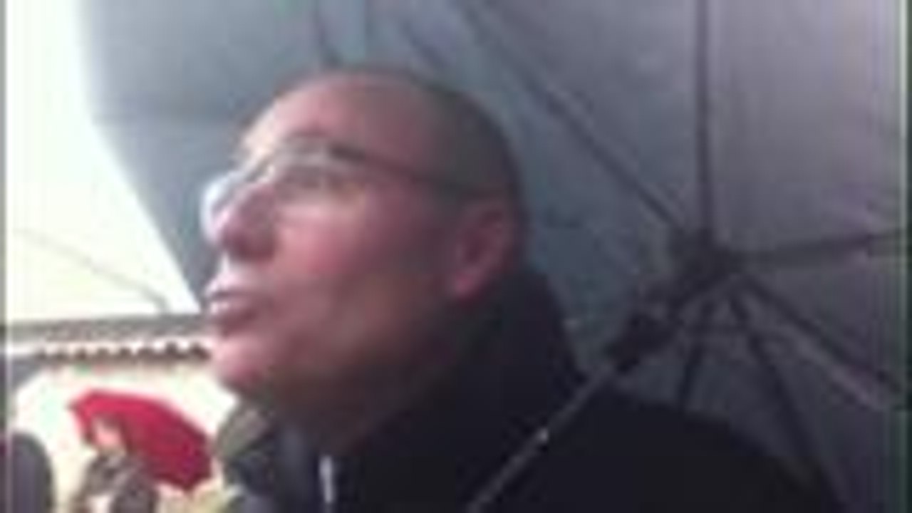 François Raby, le maire de Jarnac pour le 20e anniversaire de la mort de Mitterrand