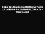Read Clinical Care Classification (CCC) System Version 2.5 2nd Edition: User's Guide (Saba