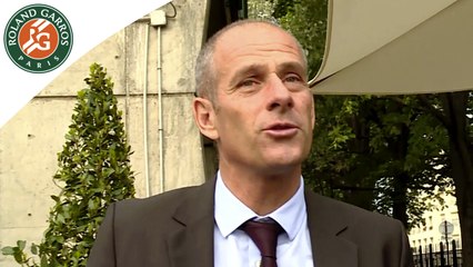 Roland-Garros 2016 - Visite du Stade Jean Bouin avec Guy Forget