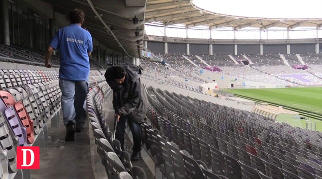 Derniers préparatifs au Stadium avant l'Euro