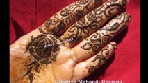 Glorious Rose Finger Henna Mehndi Design Tutorial for Front Hand