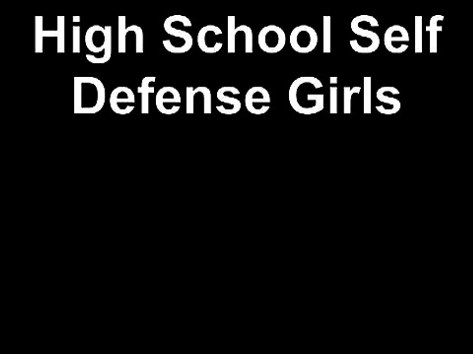 High School Self Defense Girls Striking, Kneeing, and Shredding!