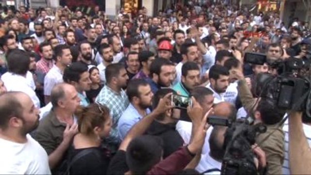 Taksim'deki Gezi Eyleminde Polis 15 Kişilik Bir Gruba Müdahale Etti