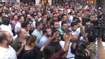 Taksim'deki Gezi Eyleminde Polis 15 Kişilik Bir Gruba Müdahale Etti