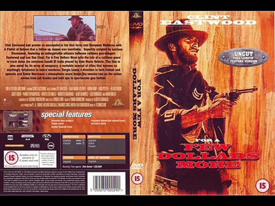 ENNIO MORRICONE - A FISTFUL OF DOLLARS - FOR A FEW DOLLARS MORE - THE GOOD THE BAD AND THE UGLY