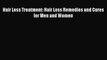 READ book Hair Loss Treatment: Hair Loss Remedies and Cures for Men and Women# Full Free