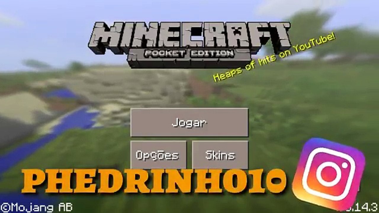 SEED DO BIOMA DE NEVE COM PICOS DE GELO!!⚫MINECRAFT PE 0.14.3⚫