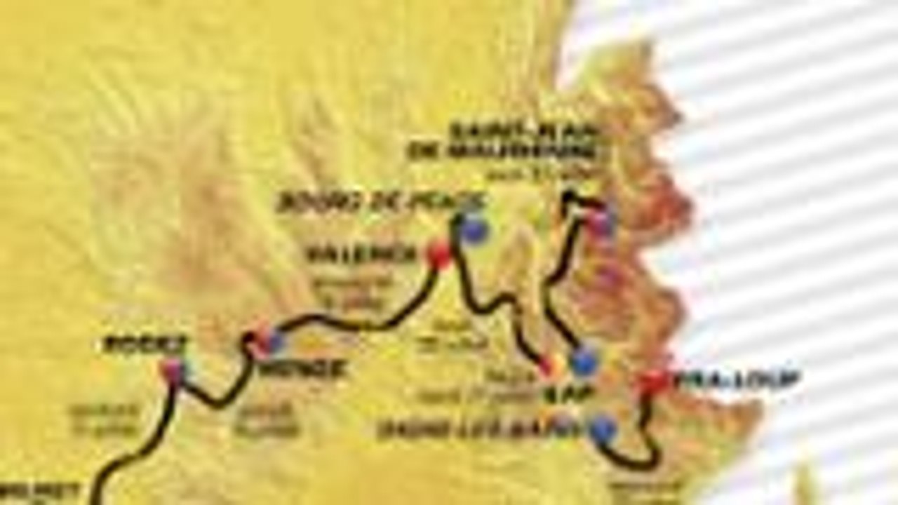 Carte animée du Tour 2015
