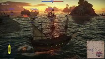 War Thunder Pirate Ships Gameplay - Naval Battle Heats Up! - PC Ultra HD 1080p 60FPS