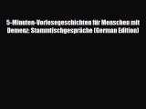 Download 5-Minuten-Vorlesegeschichten für Menschen mit Demenz: Stammtischgespräche (German