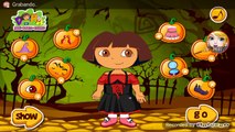 Dora la exploradora en Halloween, vestir, pintar, disfrazar | juegos para niños y niñas