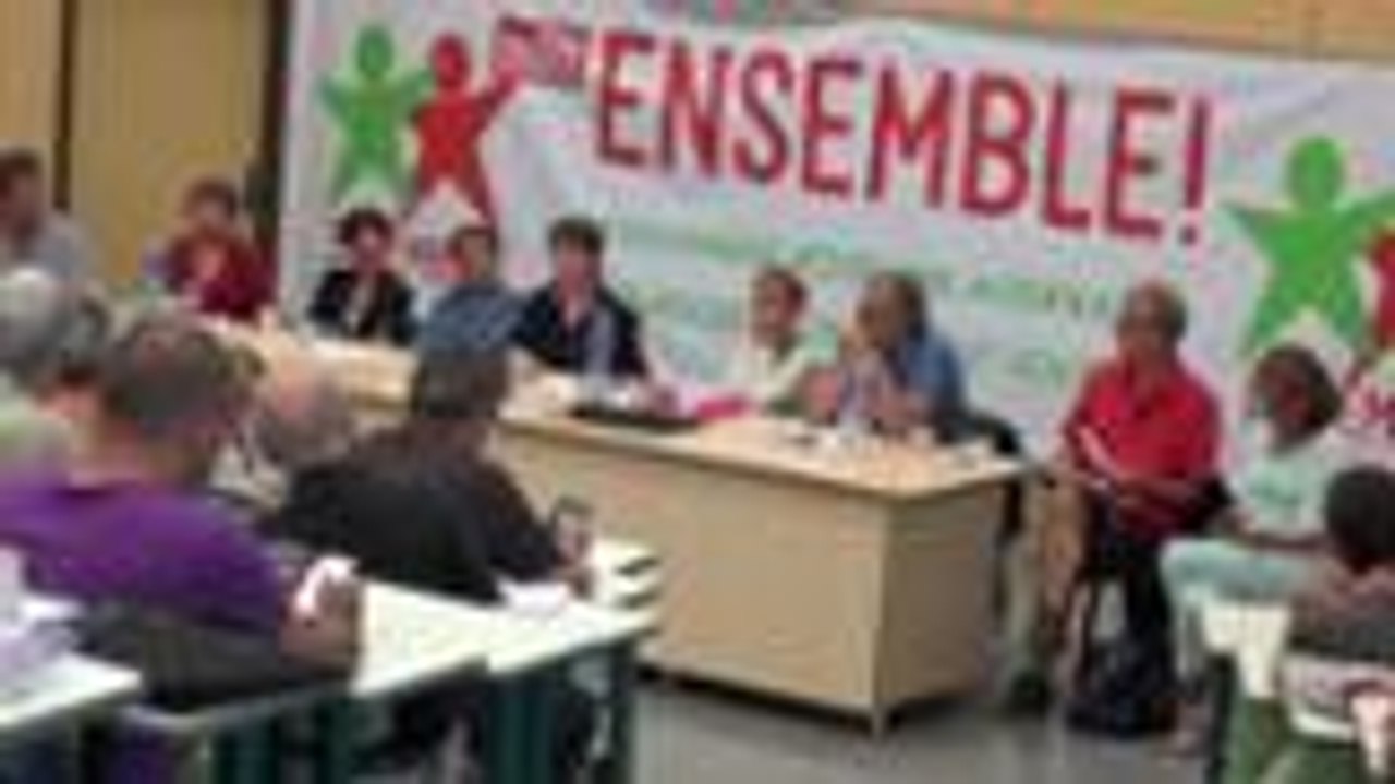 Pierre Laurent (PCF) à Pau avec le mouvement "Ensemble!"