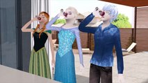 Elsa Jack Anna And Olaf Dance - Party Ends In Beds (Frozen)