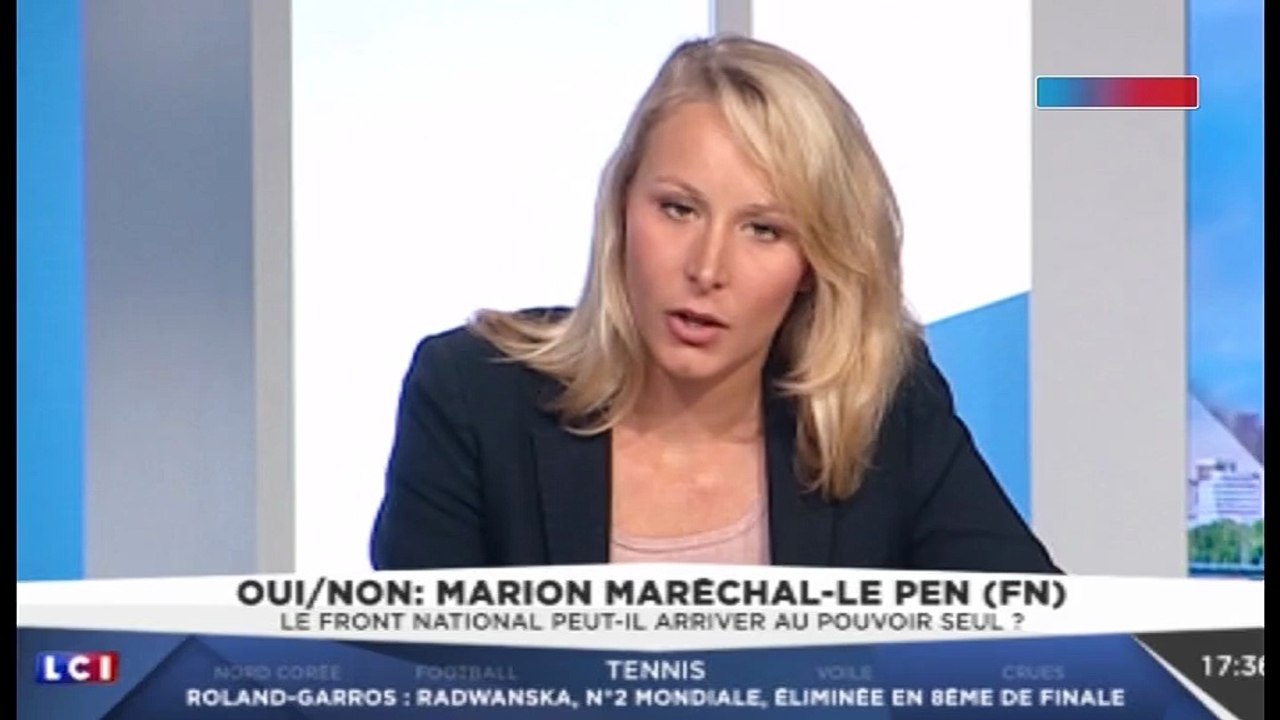Marion Maréchal-Le Pen inquiète d’une candidature concurrente au FN