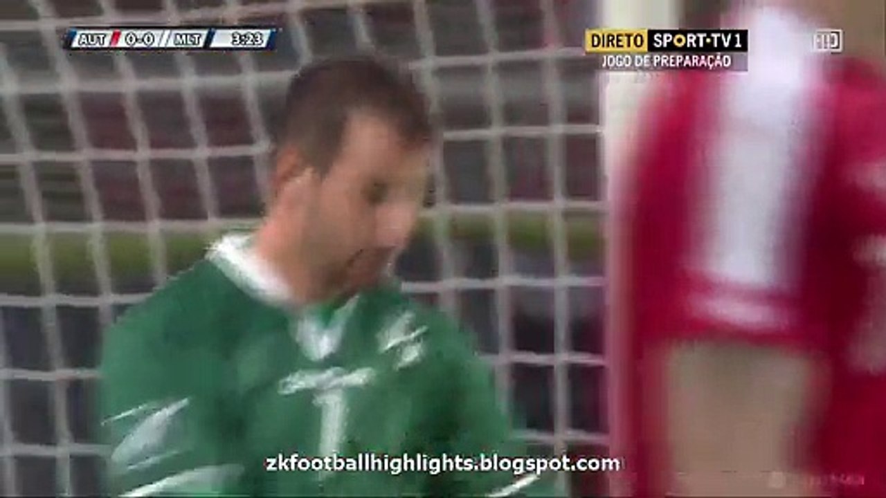 Marko Arnautović Goaaal - Austria 1-0 Malta