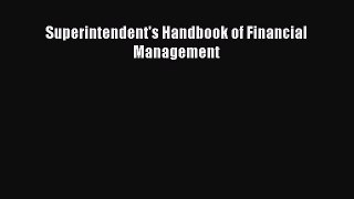 READbookSuperintendent's Handbook of Financial ManagementREADONLINE
