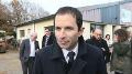 Benoît Hamon en visite à Serres-Castet