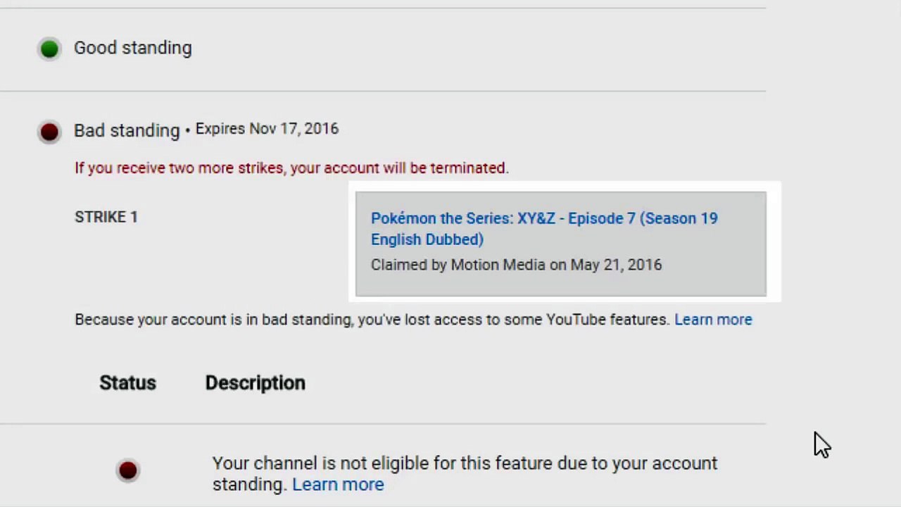 UPDATE - Copyright Strikes - New Channel "PokeOrigin Two"