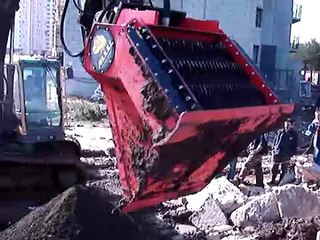 Просеивающий ковш дробилка ALLU DNS 3-09/25 часть 2