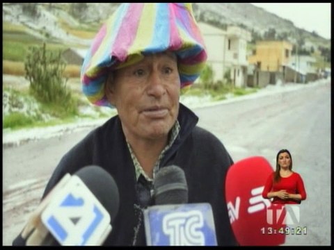 Granizada destruyó plantaciones de Colta