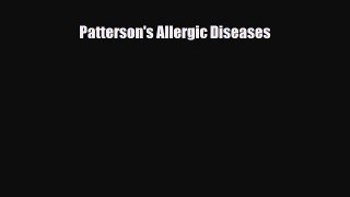 [PDF] Patterson's Allergic Diseases Download Online
