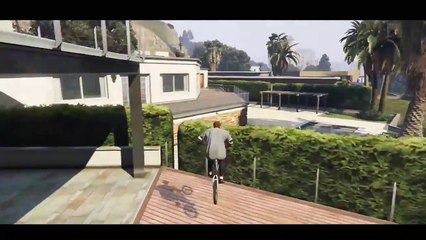 GTA 5 BMX STUNT MONTAGE    Inception  Bike Stunts Montage Grand Theft Auto 5 Stunts