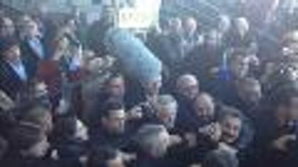 Arrivée de Nicolas Sarkozy à Châtelaillon