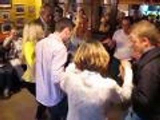 La danse irlandaise n'a aucun secret pour notre envoyé spécial Armel Le Ny