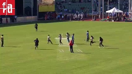 Umar Akmal bowled by a girl in Cricket