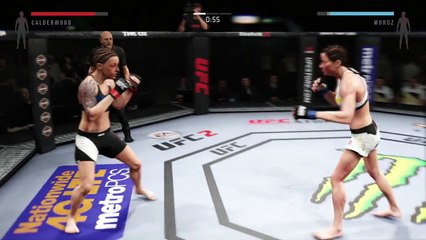 UFC 2 ● MMA GIRLS ● UFC WOMEN'S STRAWWEIGHT BOUT ● JOANNE CALDERWOOD VS MARYNA MOROZ