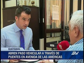 Reabren puentes en Av. de Las Américas