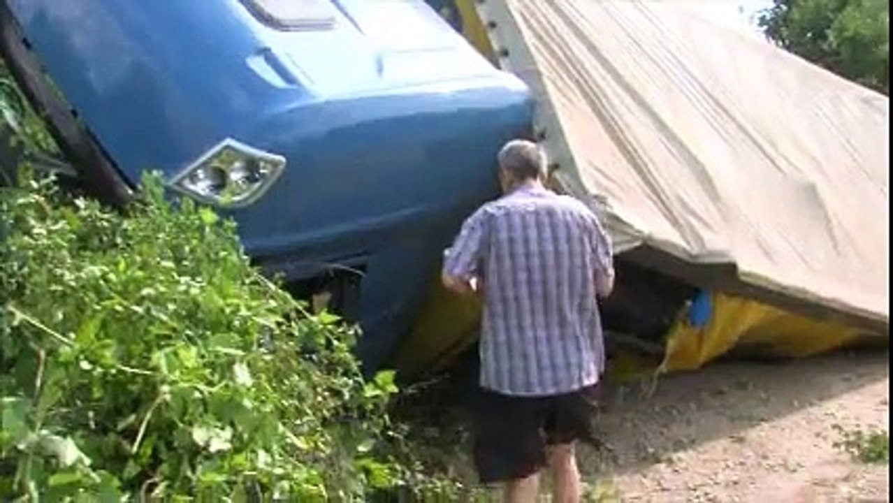 RN141 : un poids-lourd traverse la route sans faire de blessé