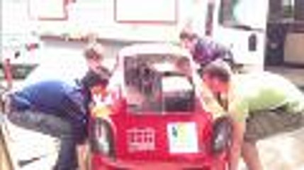 Course de voitures écolos à Rotterdam