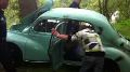 La 4CV d'Alexandre vandalisée et retrouvée dans la Charente