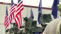 U.S. Convoy Begins Key East European Maneuvers