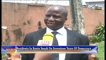 Respondents speak on 17years of democracy in Nigeria