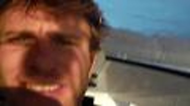 François Gabart à bord de Macif le 11 janvier