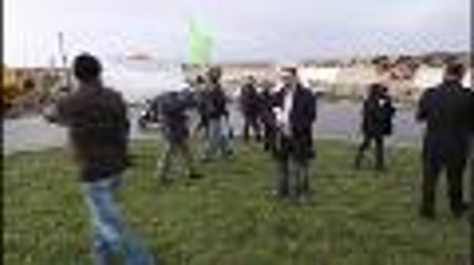 Manifestation des verts contre l'extension de la ZC des Montagnes