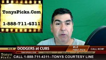 Chicago Cubs vs. LA Dodgers Free Pick Prediction MLB Baseball Odds Preview 5-31-2016