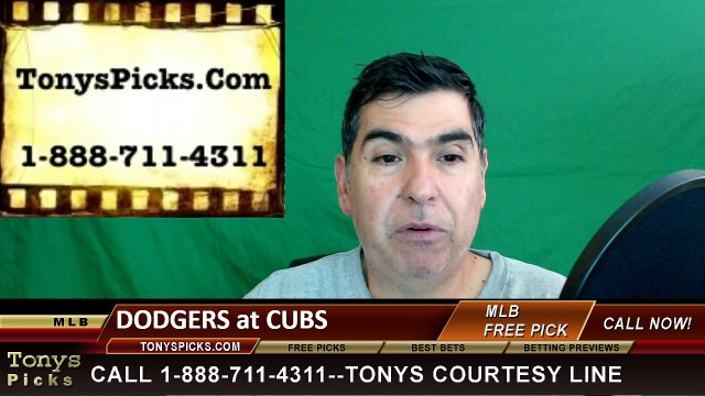 Chicago Cubs vs. LA Dodgers Free Pick Prediction MLB Baseball Odds Preview 5-31-2016
