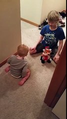 Liam and Carter what does the fox say? 19 months