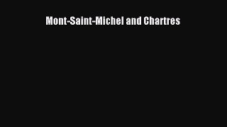 Read Mont-Saint-Michel and Chartres Ebook Free