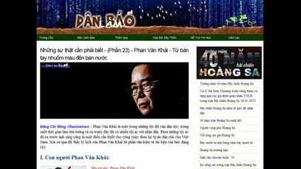 Phần 23: Phan Văn Khải - Từ bàn tay nhuốm máu đến bán nước