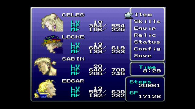 FINAL FANTASY VI [HD] PS3 WALKTHROUGH PART 34 - VECTOR BOSS #11 (SHIVAIFIRIT) & 12 (NUMBER 024