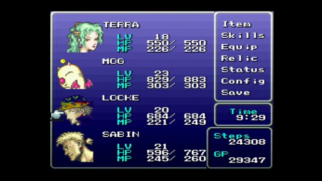 FINAL FANTASY VI [HD] PS3 WALKTHROUGH PART 38 - MOG'S DANCES (AND WATER RONDO DANCE)